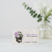 ゴシッエレガントクグランジスカル及び紫バラカスタム 名刺 (スタンド正面)