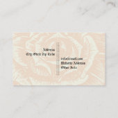 ゴシッエレガントクグランジスカル&オレンジバラカスタム 名刺 (裏面)