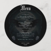 ゴシッエレガントクスカルこうもり不気味ムーンダーク結婚ズ メニュー (正面)