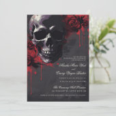 ゴシッエレガントクスカル&バラ結婚ズ 招待状 (スタンド正面)