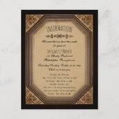 ゴシッエレガントクデコフレームコーニス結婚の情報en エンクロージャーカード (正面)