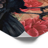 ゴシッエレガントクビクトリアンガールフローラ&レイヴン ポスター (角)