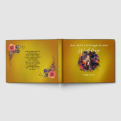 ゴシッエレガントクフローラ写結婚真 ゲストブック (全面)