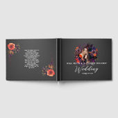 ゴシッエレガントクフローラ写結婚真 ゲストブック (全面)