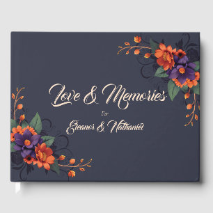 ゴシッエレガントクフローラ結婚ズゲストブック ゲストブック