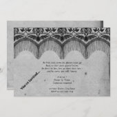 ゴシッエレガントクレースハローウィンパーティ 招待状 (正面/裏面)