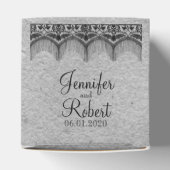 ゴシッエレガントクレースポー結婚式の引き出物ボックス フェイバーボックス (上部)