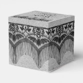 ゴシッエレガントクレースポー結婚式の引き出物ボックス フェイバーボックス (裏面サイド)