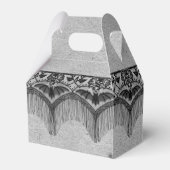 ゴシッエレガントクレースポー結婚式の引き出物ボックス フェイバーボックス (裏面サイド)