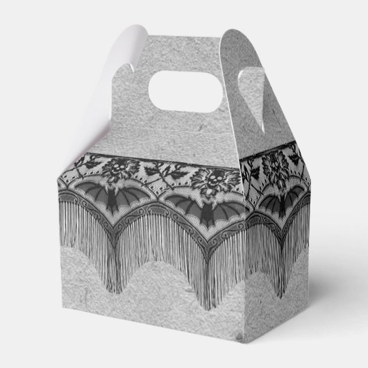 ゴシッエレガントクレースポー結婚式の引き出物ボックス フェイバーボックス (裏面サイド)