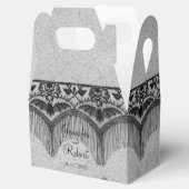 ゴシッエレガントクレースポー結婚式の引き出物ボックス フェイバーボックス (オープン)