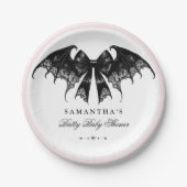 ゴシッエレガントク式ベビーシャワー ペーパープレート (正面)