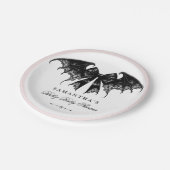 ゴシッエレガントク式ベビーシャワー ペーパープレート (アングル)