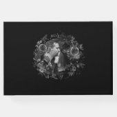 ゴシッエレガントク暗黒の森の写真結婚の ゲストブック (裏面)