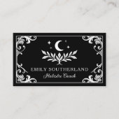 ゴシッエレガントク様式の自然ホリスティックコーチ 名刺 (正面)