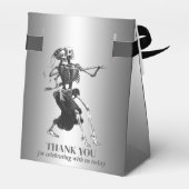 ゴシッエレガントク結婚式の引き出物箱 フェイバーボックス (裏面サイド)