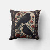 ゴシッエレガントク風のバラ クッション (裏面)