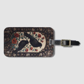 ゴシッエレガントク風のバラ ラゲッジタグ (正面横)