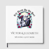 ゴシッエレガントク「死ぬまで」スケルトン結婚ズ ゲストブック (正面)