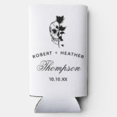 ゴシッカスタムク結婚のTil Deathがビールの一部を作る スリム缶クーラー (裏面)