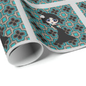 ゴシッガーリークな女の子の贈り物 ラッピングペーパー (ロールコーナー)