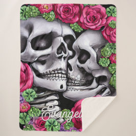 ゴシッキスをするク様式の庭園のフローラ骨格 シェルパブランケット