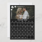 ゴシックおもしろいダークムーディスカル結婚ズ セーブザデート (正面)