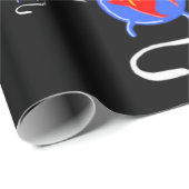 ゴシックおもしろいハロウィン猫ギフトラップ転がオン ラッピングペーパー (ロールコーナー)