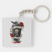 ゴシックおもしろい棺 キーホルダー (裏面)