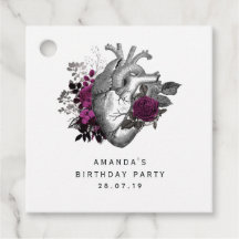 ゴシックお洒落ヴィンテージフローラハート