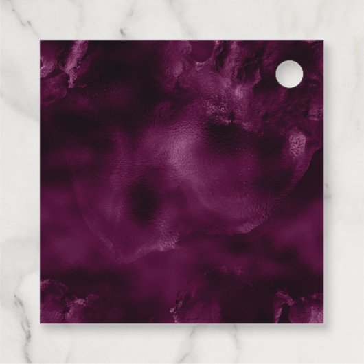 ゴシックお洒落ヴィンテージフローラハート フェイバータグ (裏面)