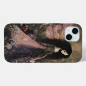 ゴシックお洒落様式の妖精の暗いファンタジーパーソナライズされた Case-Mate iPhoneケース (裏面 (横))
