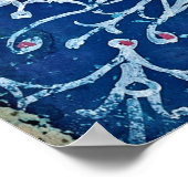 ゴシックお洒落猫ポスター – レトロアート ポスター (角)