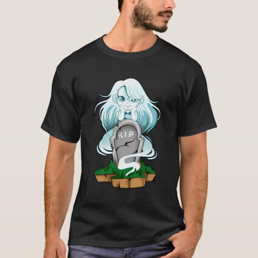 ゴシックかわいい幽霊 Tシャツ (正面)