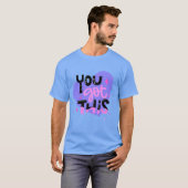 ゴシックが好きな人のための面白い言葉Tシャツ Tシャツ (正面フル)