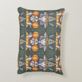 ゴシックこうもり魔女ハロウィンアクセント枕 アクセントクッション (裏面(縦))