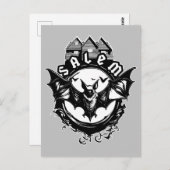 ゴシックこうもり&サレムウィッチハウス ポストカード (正面/裏面)