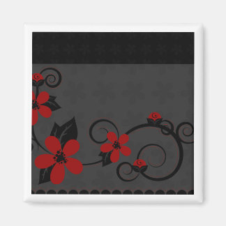 ゴシックこけし着物デザイン磁石 マグネット