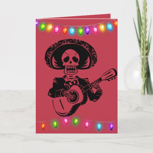 ゴシックで不気味なクリスマスカード カード (正面)