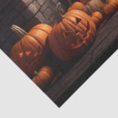 ゴシックで不気味なハロウィンの家 怖い邸宅 薄葉紙 (詳細)