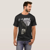 ゴシックなカラスの鳴き声 Tシャツ (正面フル)