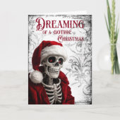 ゴシックなクリスマスカードを夢見て サンキューカード (正面)