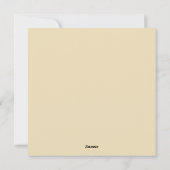 ゴシックなクリスマスツリーと墓地のホラー シーズンカード (裏面)