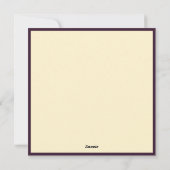 ゴシックなクリスマスツリーと墓地の蝙蝠 ホラー シーズンカード (裏面)