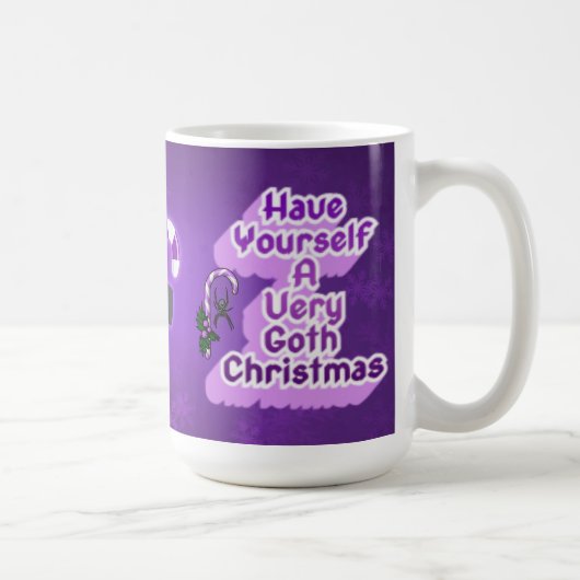 ゴシックなクリスマス コーヒーマグカップ (右)