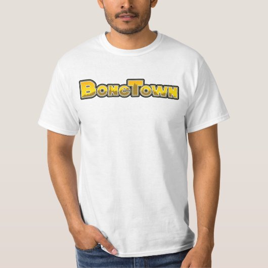 ゴシックのひよこのBoneTownのTシャツ Tシャツ (正面)