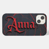 ゴシックのアンナ iPhoneケース (裏面横)