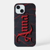 ゴシックのアンナ iPhone 15ケース (裏面)