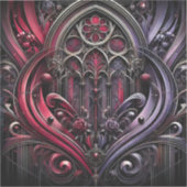 ゴシックのアーチカスタムスのカットビニールシール シール (正面)