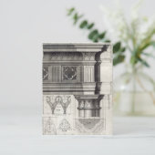 ゴシックのエンタブラチュア ポストカード (スタンド正面)